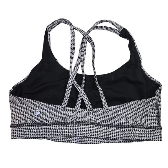 Lululemon Athletica Houndstooth Print Energy Bra Women's Size 12 - Picture 2 of 4